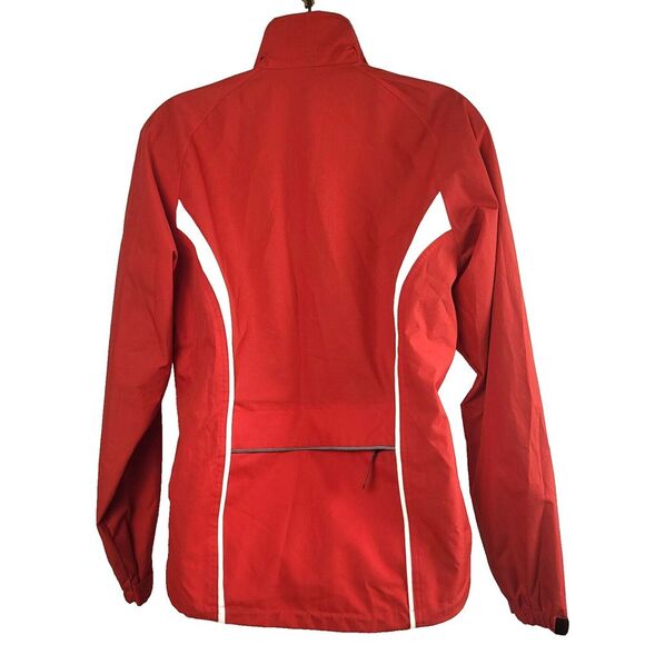 NEW Gore Bike Wear WINDSTOPPER Small Red Jacket Full Zip Cycle White Gray Black - Picture 3 of 15